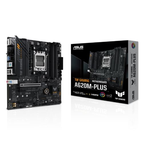Asus TUF GAMING A620M-PLUS, AMD A620, AM5, Micro ATX, 4 DDR5, HDMI, 2