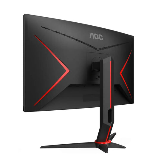 AOC CQ27G2S/BK 27" Curved 2560 x 1440 HDR10 165Hz Gaming Monitor - Hardware Hunt