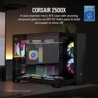 Arcane Gaming PC Build with Corsair 2500X Case, AMD Ryzen 7 9700X, NVIDIA RTX 4070Ti Super, 32GB DDR5 RAM, and Liquid Cooling - Hardware Hunt