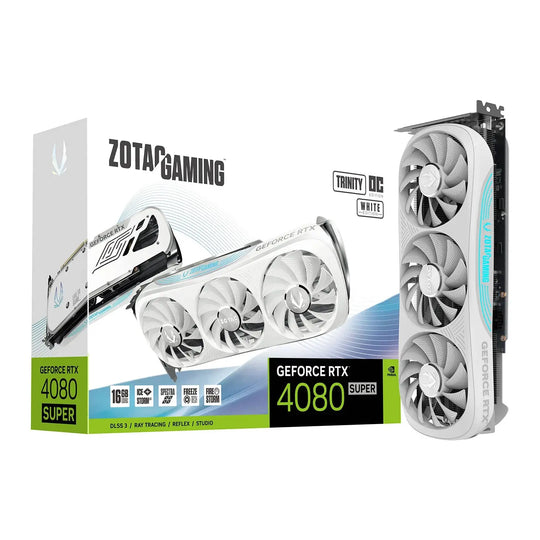 ZOTAC GEFORCE RTX 4080 SUPER Trinity OC White Edition 16GB Graphic Card - Hardware Hunt