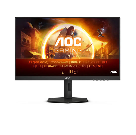 AOC 27" Q27G4X 2560x1440 IPS 180Hz 1ms FreeSync Gaming Monitor - Hardware Hunt