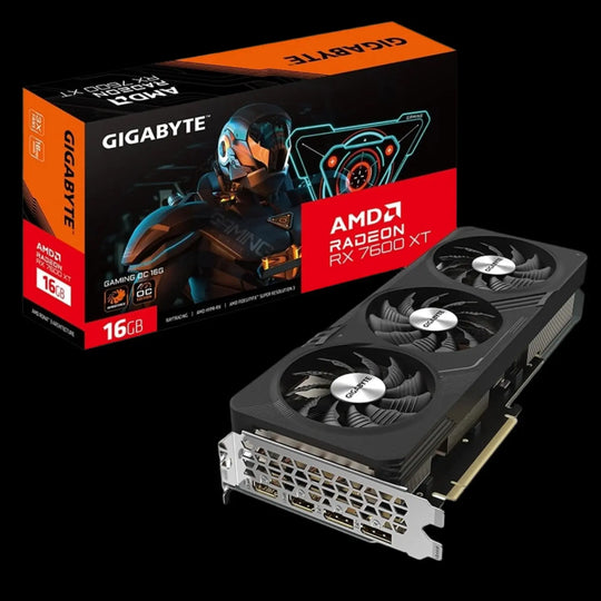 Gigabyte AMD Radeon RX 7600 XT GAMING OC Graphics Card, 16GB GDDR6, 2048 Streams, 2810 MHz Boost Clock, - Hardware Hunt