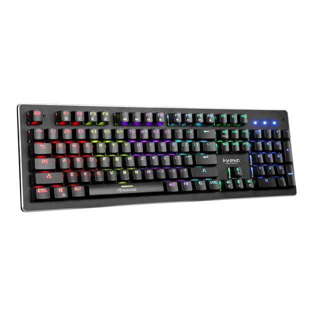 Marvo Scorpion KG909-UK Full Size Mechanical Gaming Keyboard with Blue Switches & RGB Backlight - Hardware Hunt