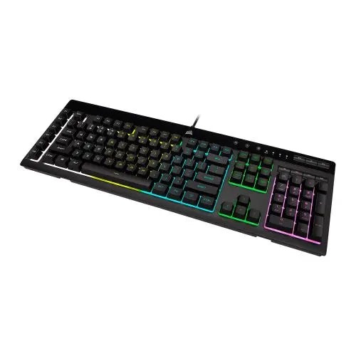 Corsair K55 RGB PRO Membrane Gaming Keyboard, USB, 5-Zone RGB, 12-Key Rollover, Anti-Ghosting, 6 Macros, IP42 - Hardware Hunt