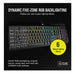 Corsair K55 RGB PRO Membrane Gaming Keyboard, USB, 5-Zone RGB, 12-Key Rollover, Anti-Ghosting, 6 Macros, IP42 - Hardware Hunt