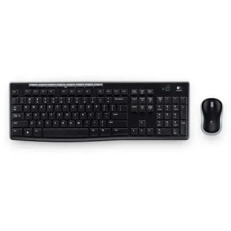 Logitech MK270 Wireless Keyboard and Mouse Desktop Kit, USB, Spill Resistant - Hardware Hunt