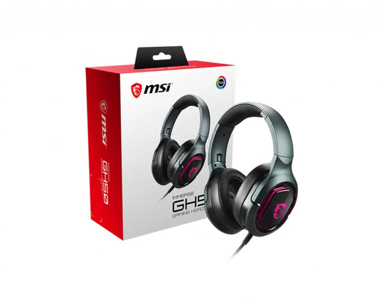 MSI IMMERSE GH50 7.1 Virtual Surround Sound RGB Gaming Headset - Hardware Hunt