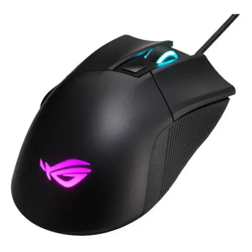 Asus ROG Gladius II Core Gaming Mouse, 200-6200 DPI, Lightweight, Ergonomic, RGB Lighting - Hardware Hunt