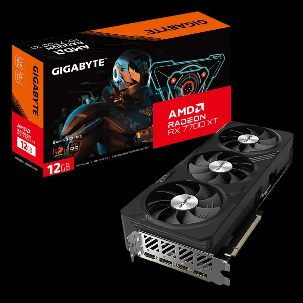 Gigabyte GAMING OC AMD Radeon RX 7700 XT 12 GB Graphics Card