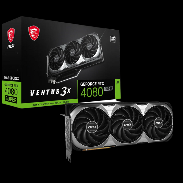 MSI VENTUS 3X GeForce RTX 4080 SUPER 16GB  OC Graphics Card