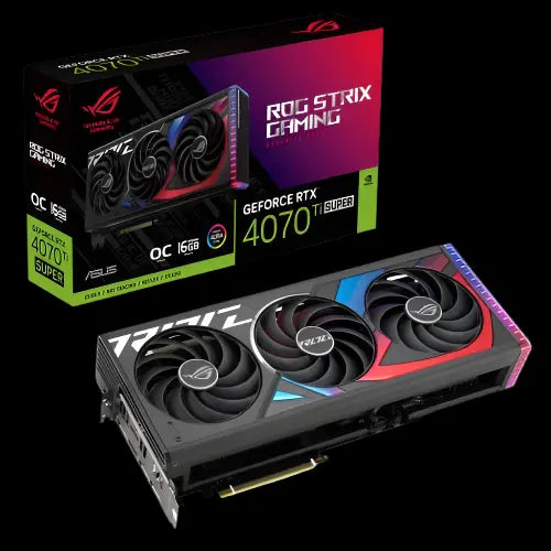 Asus ROG STRIX RTX4070 Ti SUPER OC 16GB Graphic Card - Hardware Hunt