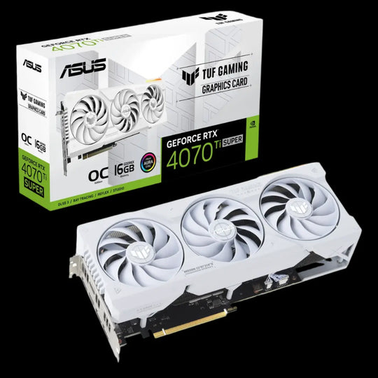 Asus TUF GAMING RTX4070 Ti SUPER OC 16GB White Graphic Card - Hardware Hunt