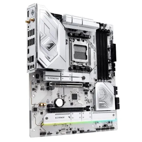 ASRock X870 Steel Legend WiFi ATX Motherboard – AMD X870, AM5, DDR5, USB4, Wi-Fi 7, 2.5G LAN, RGB - Hardware Hunt