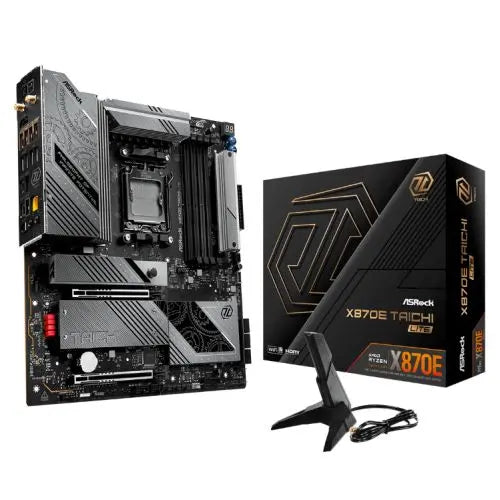 ASRock X870E TAICHI LITE AM5 Motherboard - EATX, X, Wi-Fi 7, DDR5, HDMI, 5G LAN - Hardware Hunt