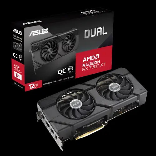 Asus DUAL RX 7700 XT OC 12GB DDR6 AMD Radeon Graphics Card 