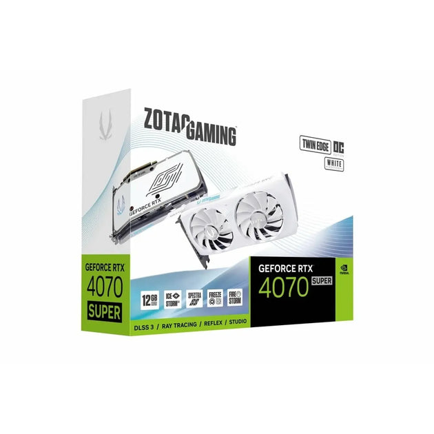 Zotac GeForce RTX 4070 SUPER 12GB GDDR6X White Graphics Card - Hardware Hunt