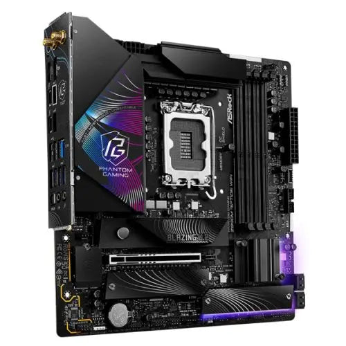 ASRock Z890M Riptide WiFi Micro ATX Motherboard LGA 1851 Intel Socket - Hardware Hunt