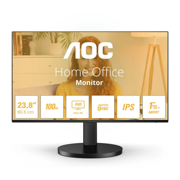 AOC 24B3HA2 23.8" Full HD LED Monitor with Built-in Speakers 