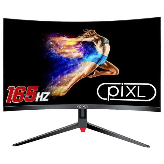 piXL 32" Curved Gaming Monitor - 165Hz, 5ms, HDR, FreeSync & G-Sync, Frameless Full HD 