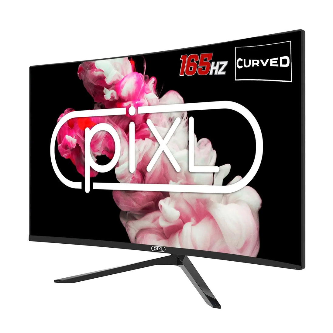 piXL CM27GF6D 27" Curved Frameless Gaming Monitor, 165Hz, Full HD HDR, HDMIx2, VESA Mount 