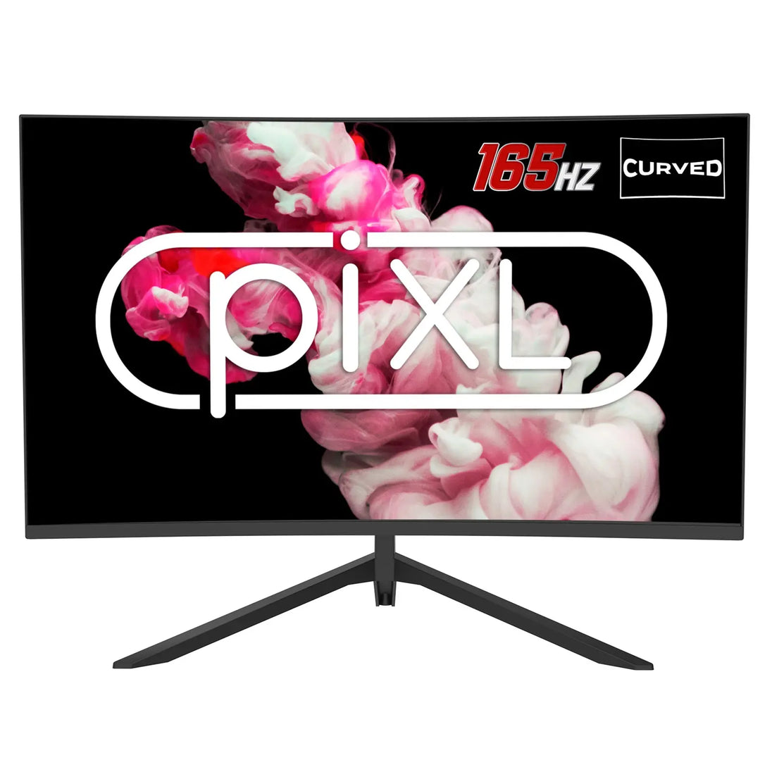 piXL CM27GF6D 27" Curved Frameless Gaming Monitor, 165Hz, Full HD HDR, HDMIx2, VESA Mount 