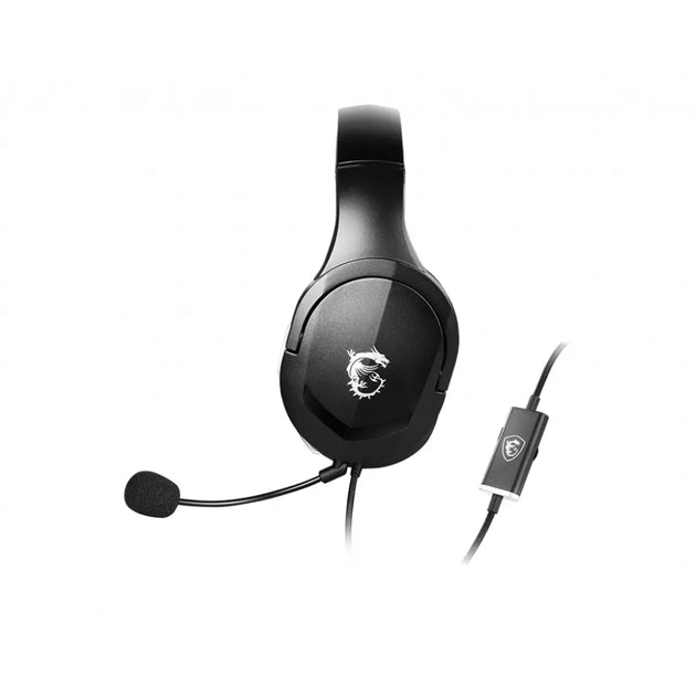 MSI IMMERSE GH20 Lightweight Wired Gaming Headset with Cross-Platform Compatibility 