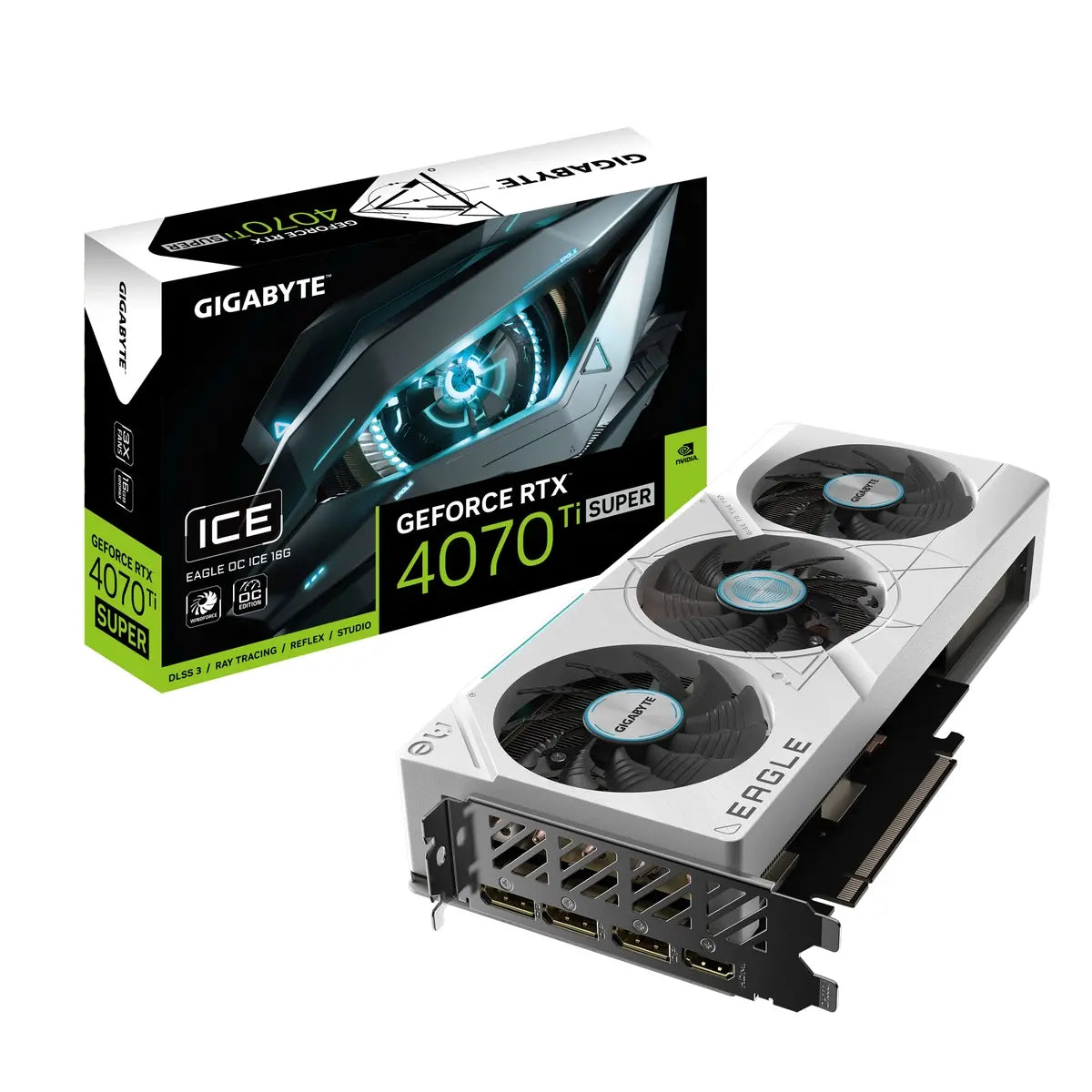 Gigabyte RTX 4070 Ti SUPER EAGLE OC ICE 16 GB Graphic Card 