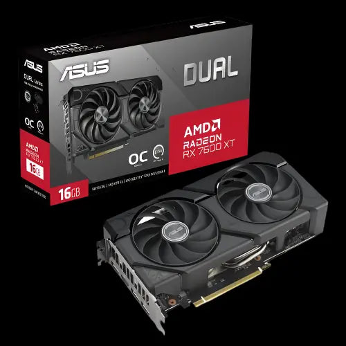 Asus DUAL RX 7600 XT OC Edition 16GB  Graphic Card 