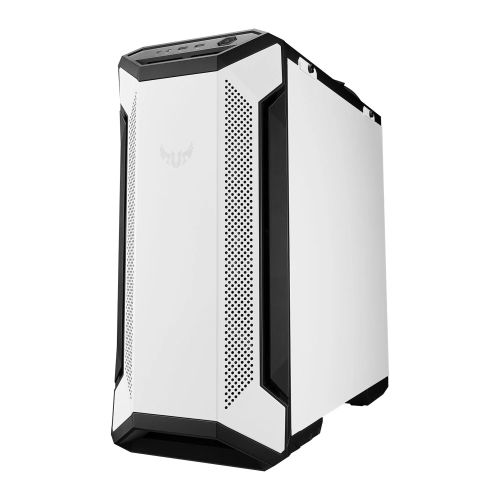Asus TUF Gaming GT501 White Gaming Case w/ Window, E-ATX, Tempered Smoked Glass, 3 x 12cm RGB Fans, Carry Handles - Hardware Hunt