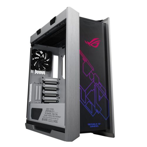 Asus ROG Strix Helios RGB White Gaming Case w/ Tempered Glass Windows, E-ATX, GPU Braces, USB-C, Fan/RGB Controls, Carry Handles - Hardware Hunt