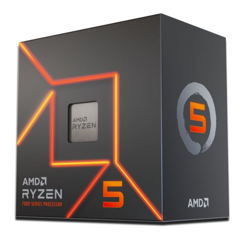 AMD Ryzen 5 7600 CPU w/ Wraith Stealth Cooler, AM5, 3.8GHz (5.1 Turbo), 6-Core, 65W, 38MB Cache, 5nm, 7th Gen, Radeon Graphics - Hardware Hunt