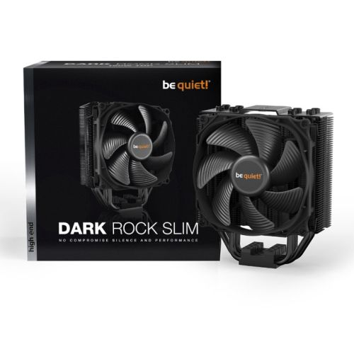 Be Quiet! BK024 Dark Rock Slim Heatsink & Fan, Intel & AMD Sockets, Silent Wings Fan, 180W, Fluid Dynamic - Hardware Hunt